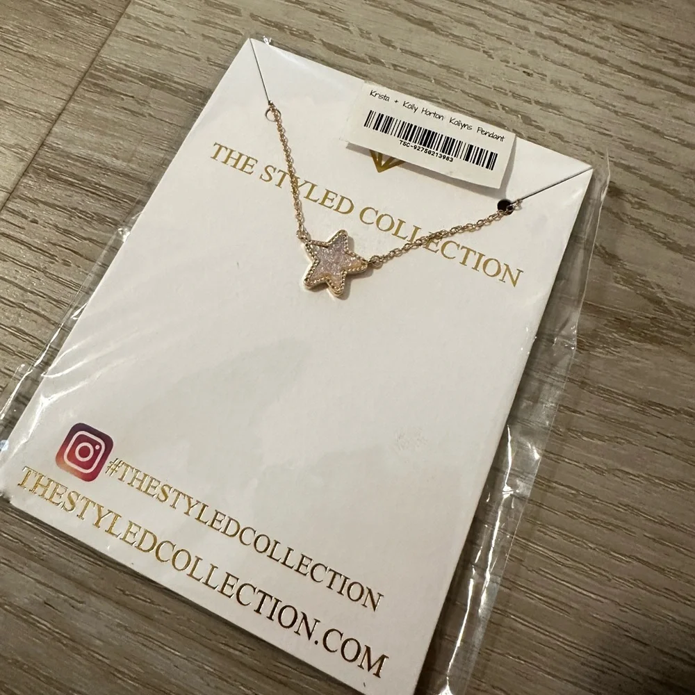 The Styled collection gold star necklace KRISTA + KOLLY HORTON: KOLLYNS PENDANT